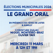 Elections Municipales 2026 à Rumilly : le Grand Oral